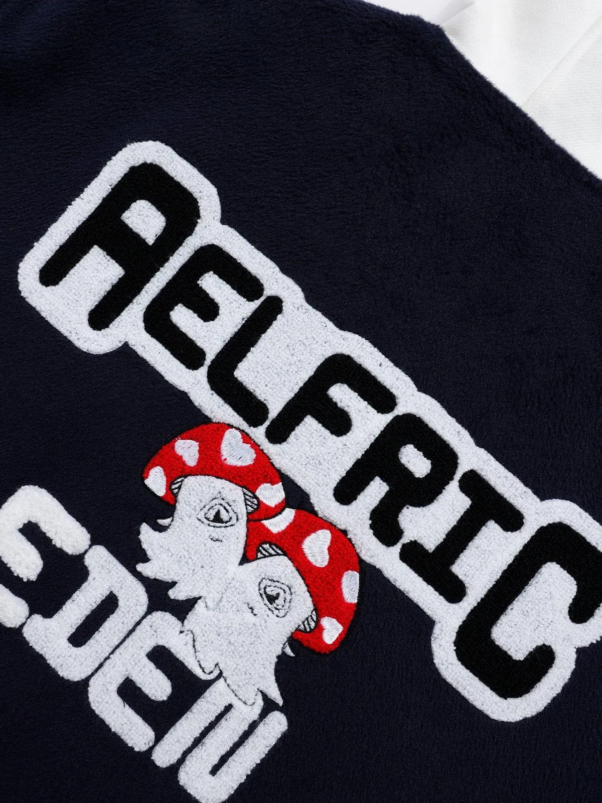 Aelfric Eden Color Blocking Hodded Varsity Jacket