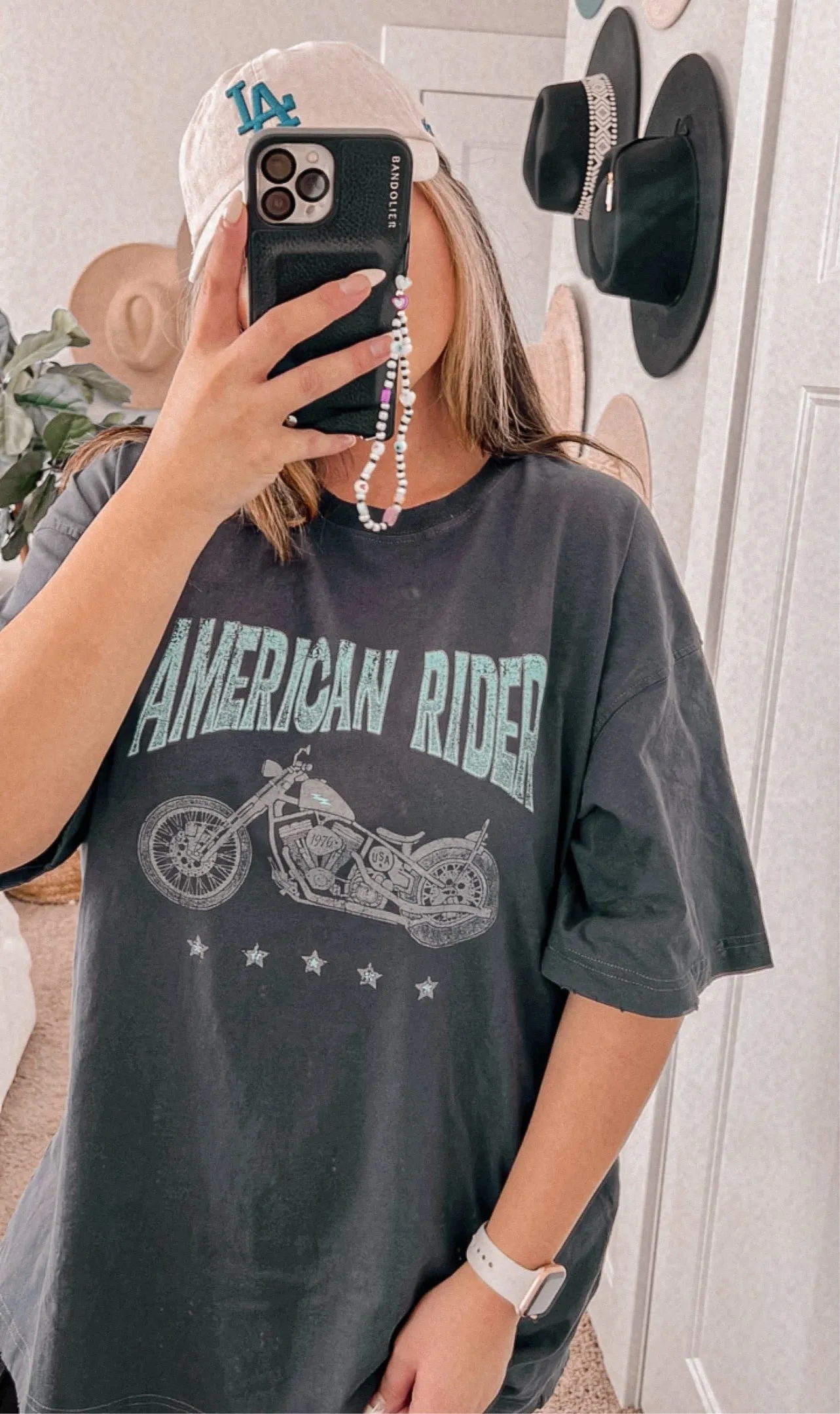 AMERICAN RIDER oversized graphic tee
