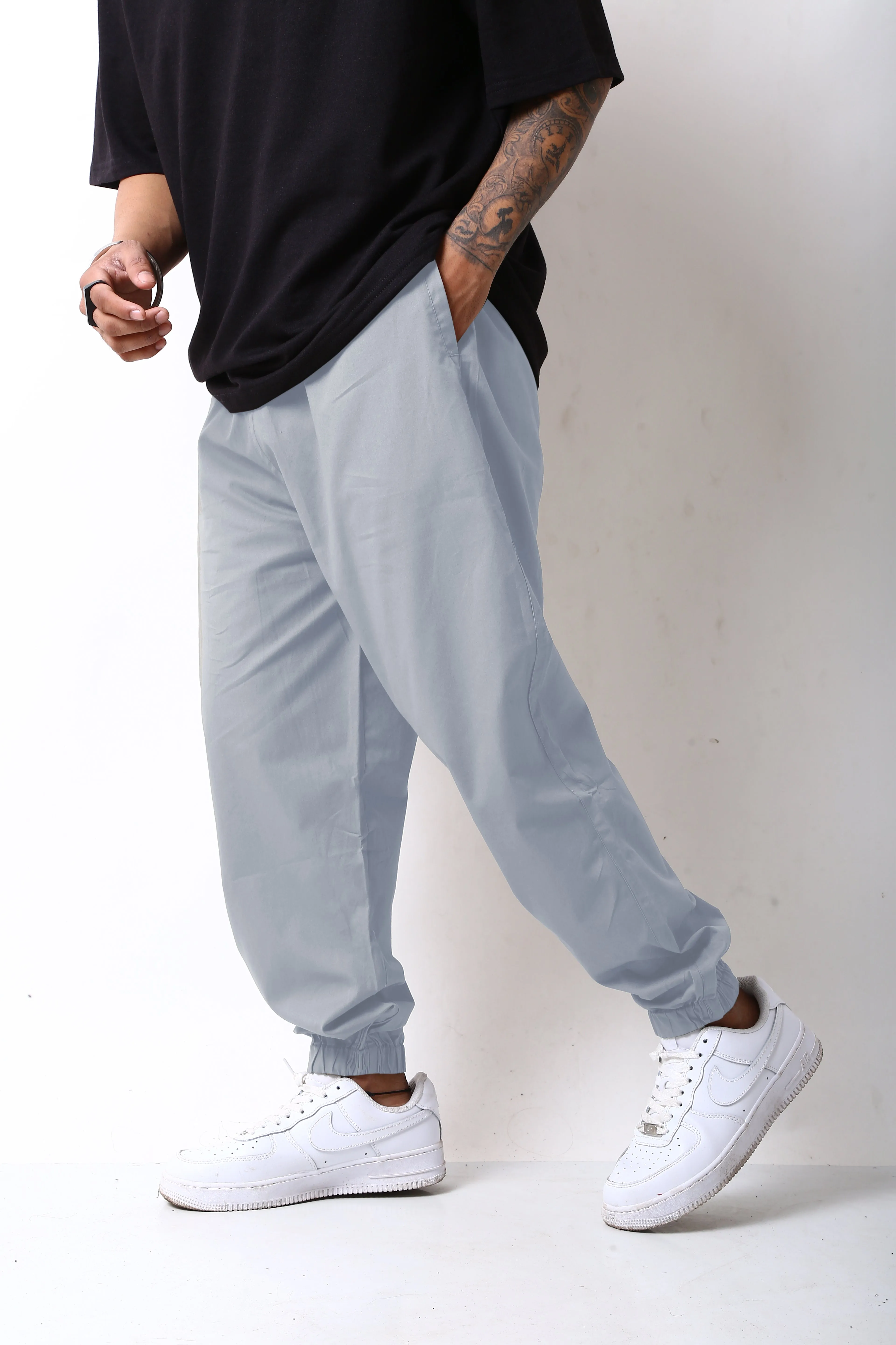 Aqua Blue Urban Parachute Pants