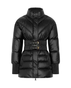 Baroque-Buckle Puffer Jacket
