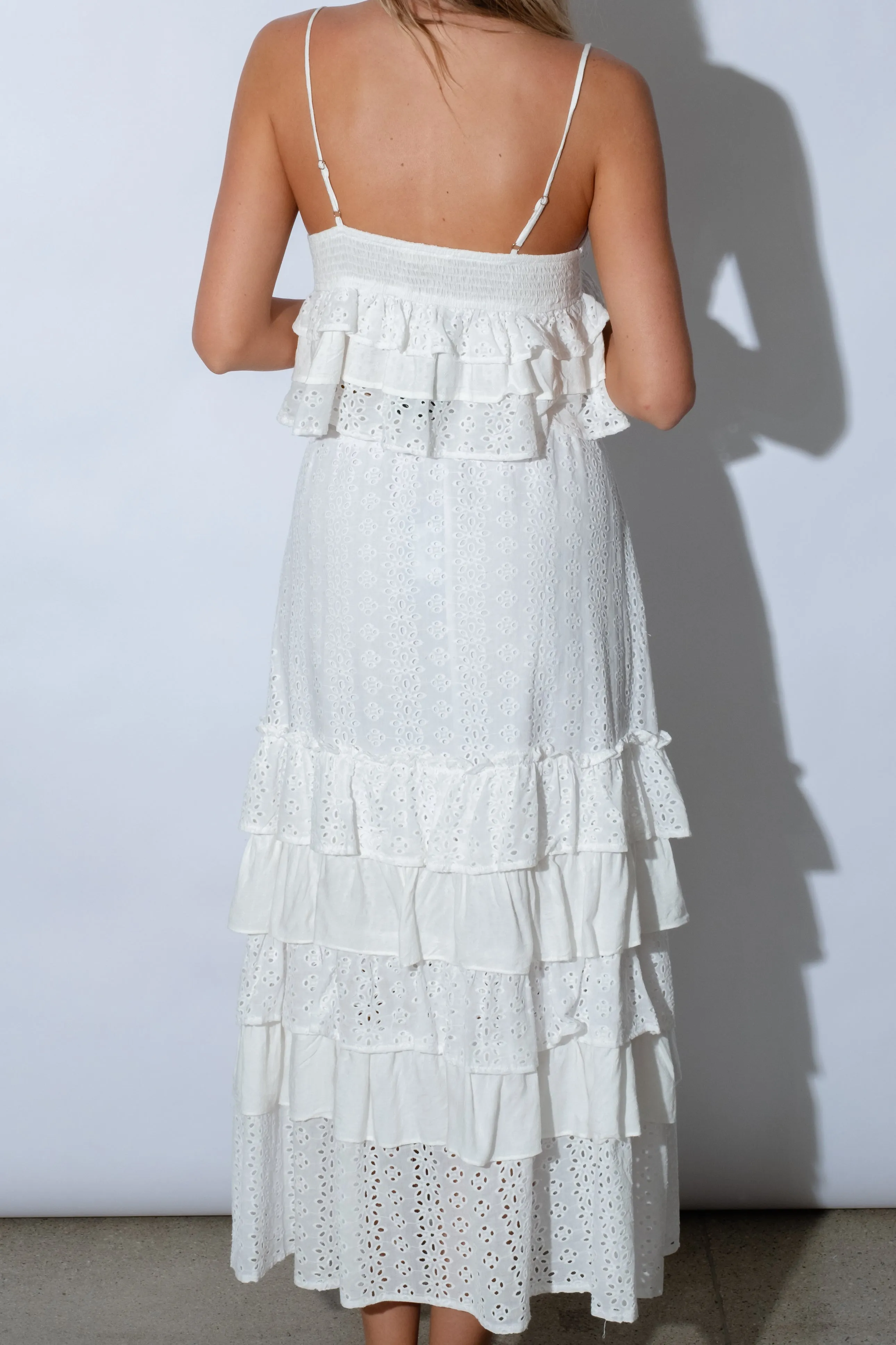Baylor Eyelet Maxi Skirt