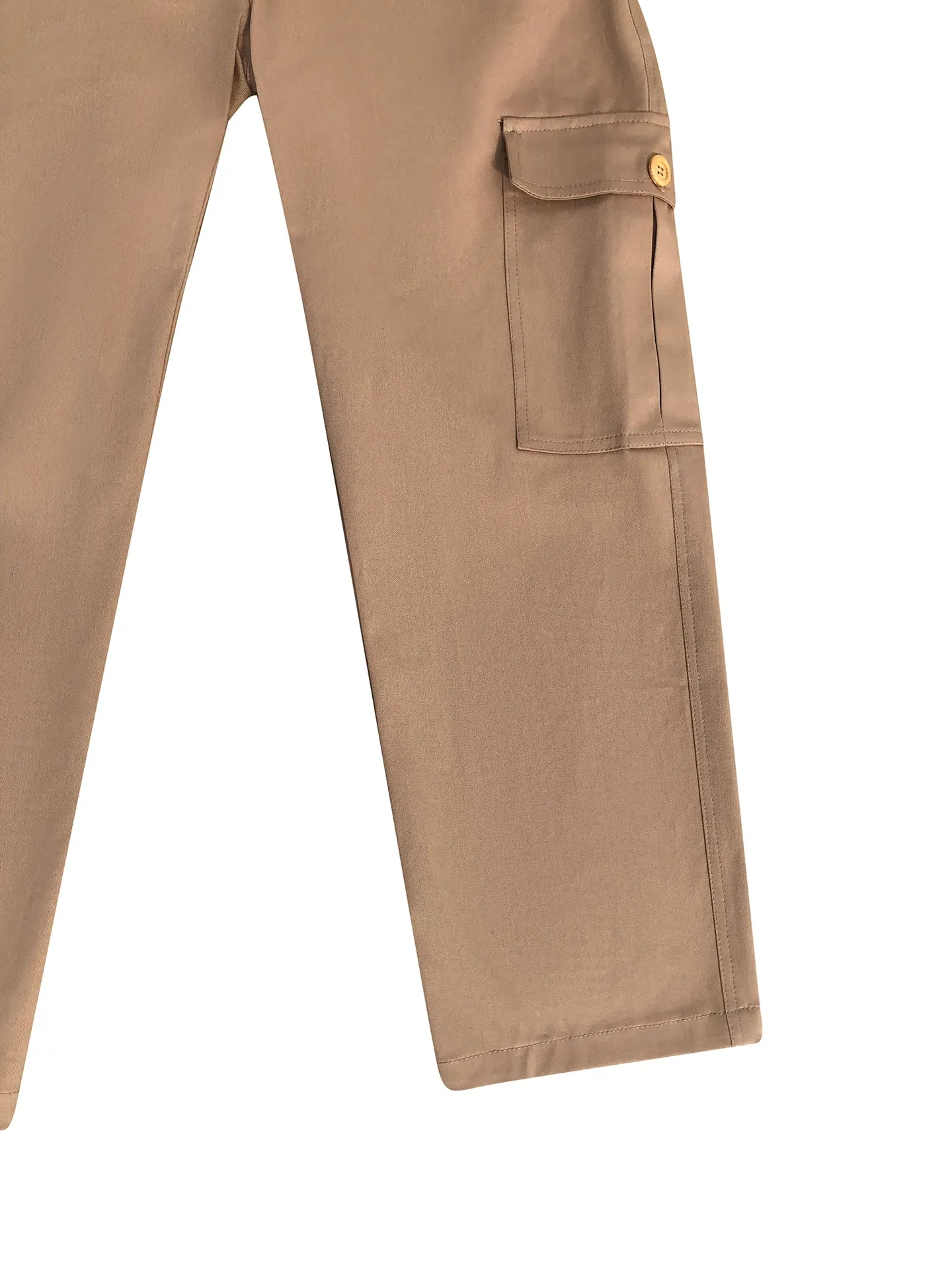 Beige Utility Cargo Pant