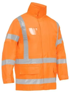 Bisley X Taped 4 in 1 Rain Jacket (BJ6974XT)-Rail Orange
