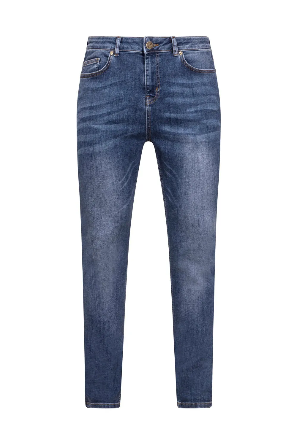 BLUE NON DISTRESSED JEANS