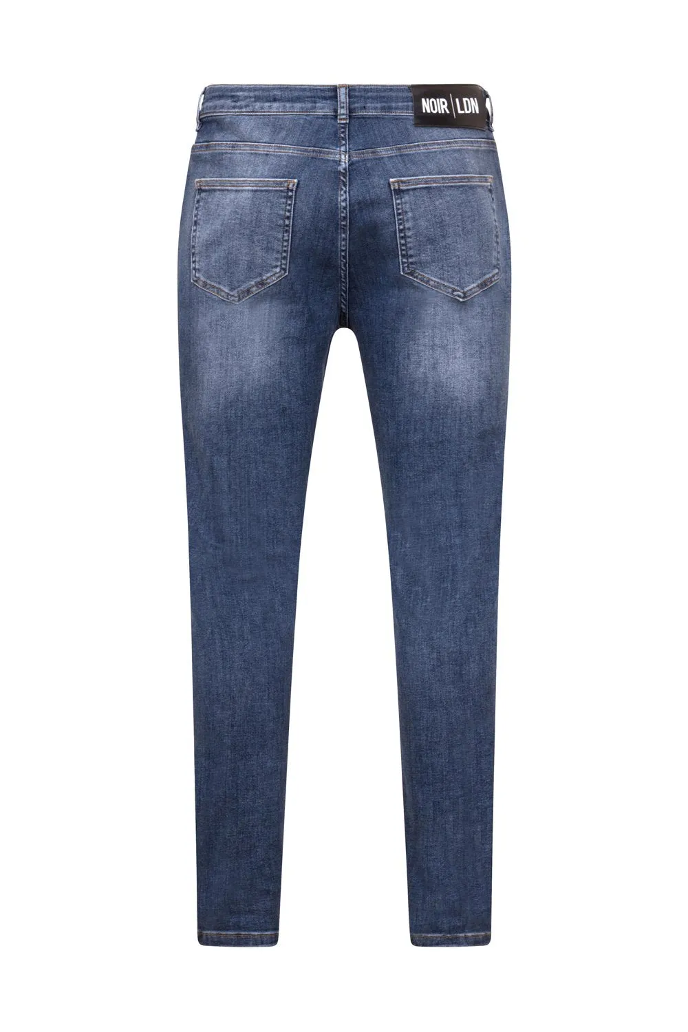 BLUE NON DISTRESSED JEANS