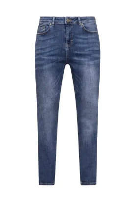 BLUE NON DISTRESSED JEANS