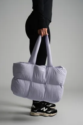 CITRIN PUFFER TOTE - PURPLE