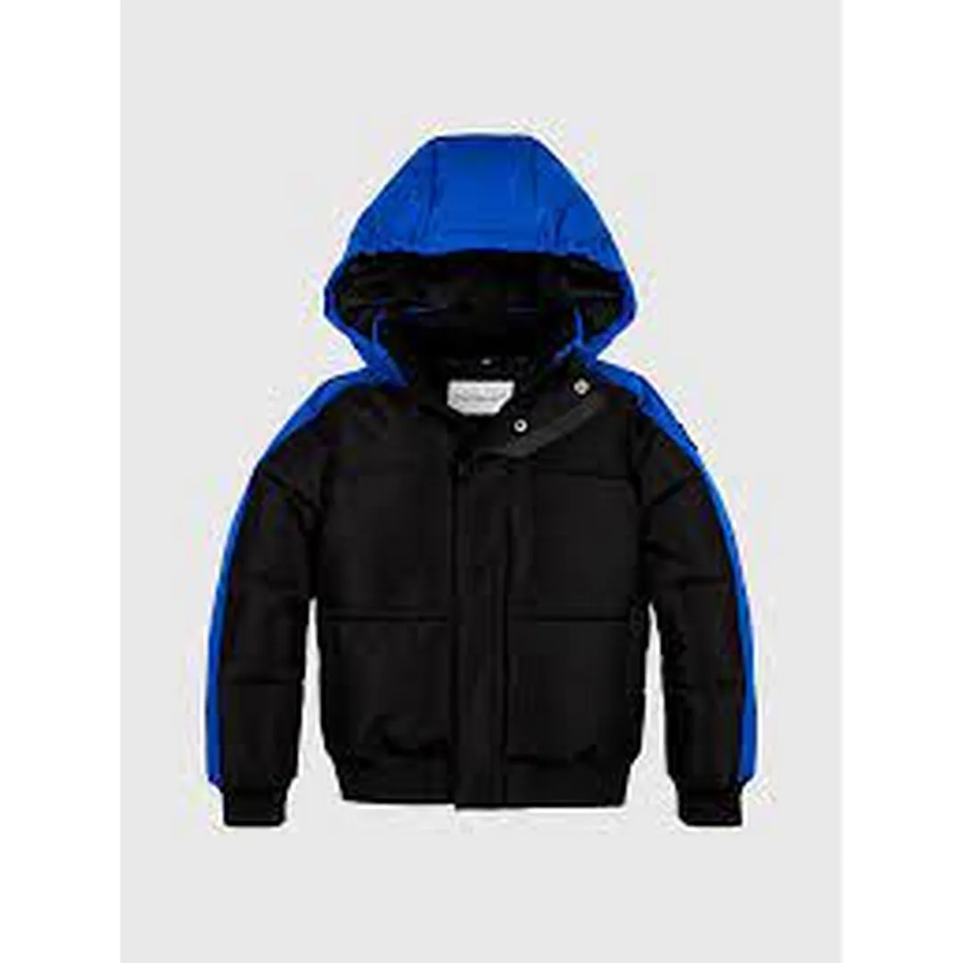 Color Block Puffer Jacket