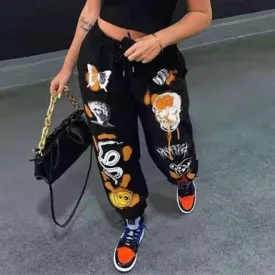 Conor Graffiti Woolen Pants