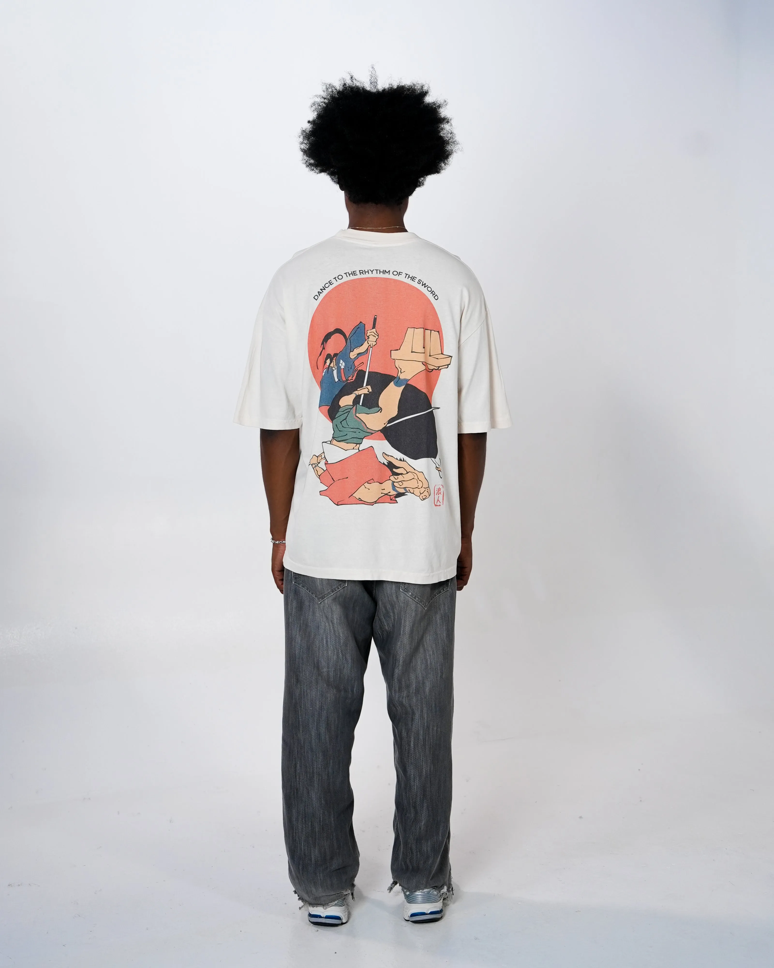 Dance To The Rhythm Of the Sword Tee / Off White