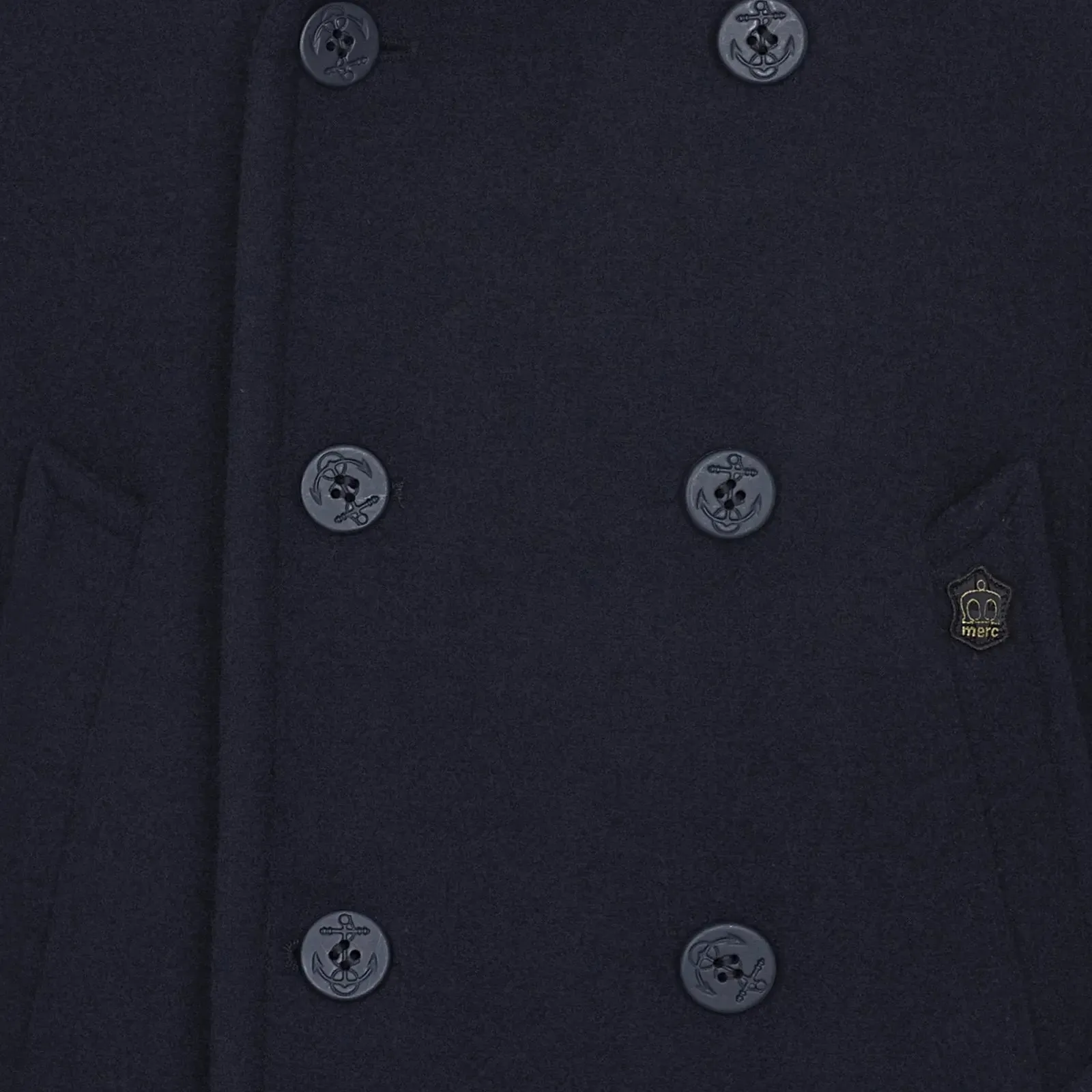 Doyle Pea Coat - Dark Navy