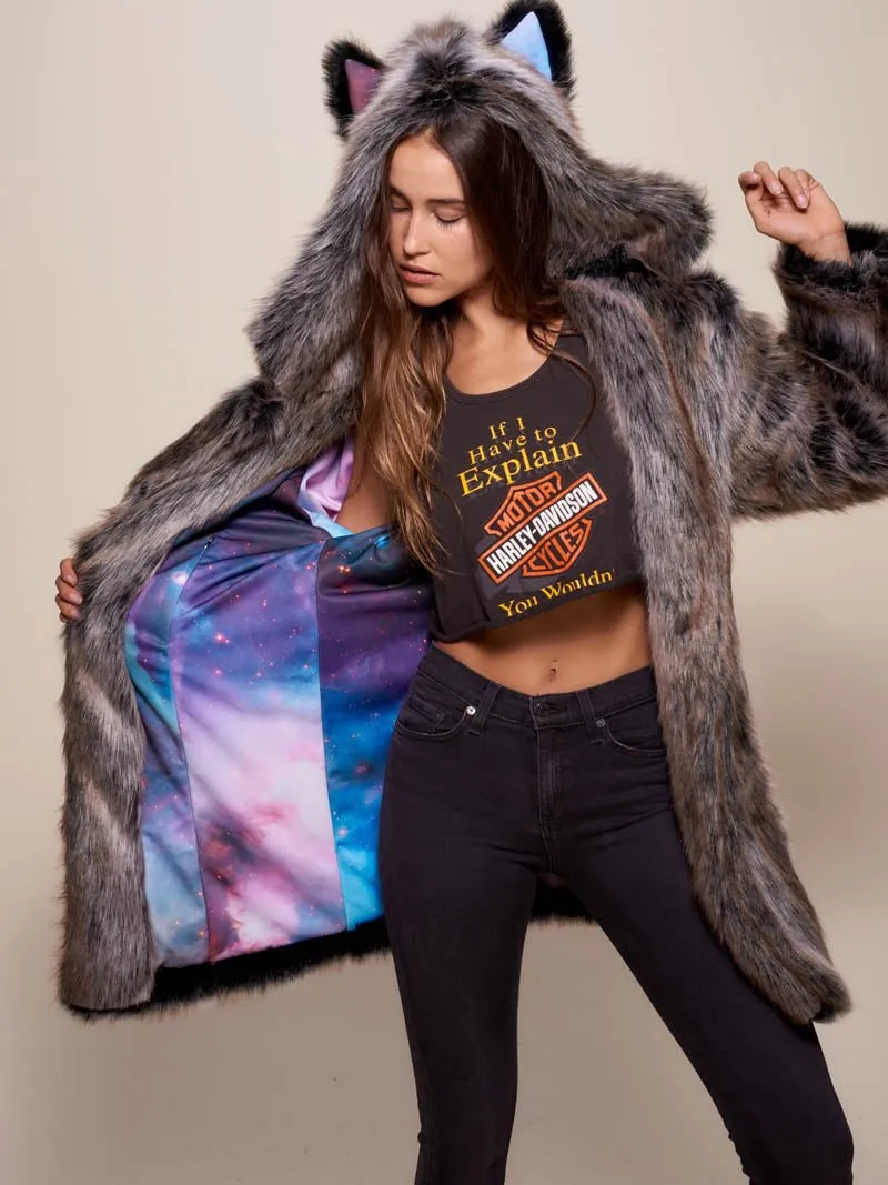 Grey Wolf Galaxy Classic Collector Edition Faux Fur Coat | Women's