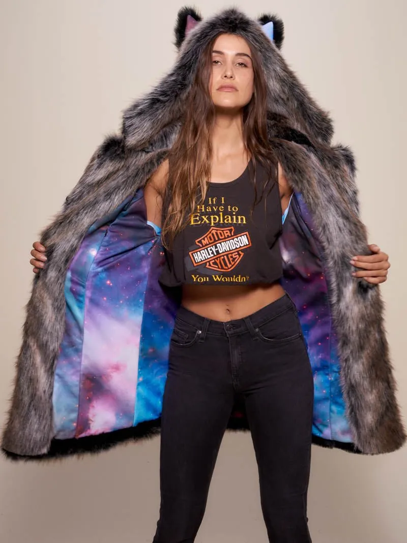 Grey Wolf Galaxy Classic Collector Edition Faux Fur Coat | Women's