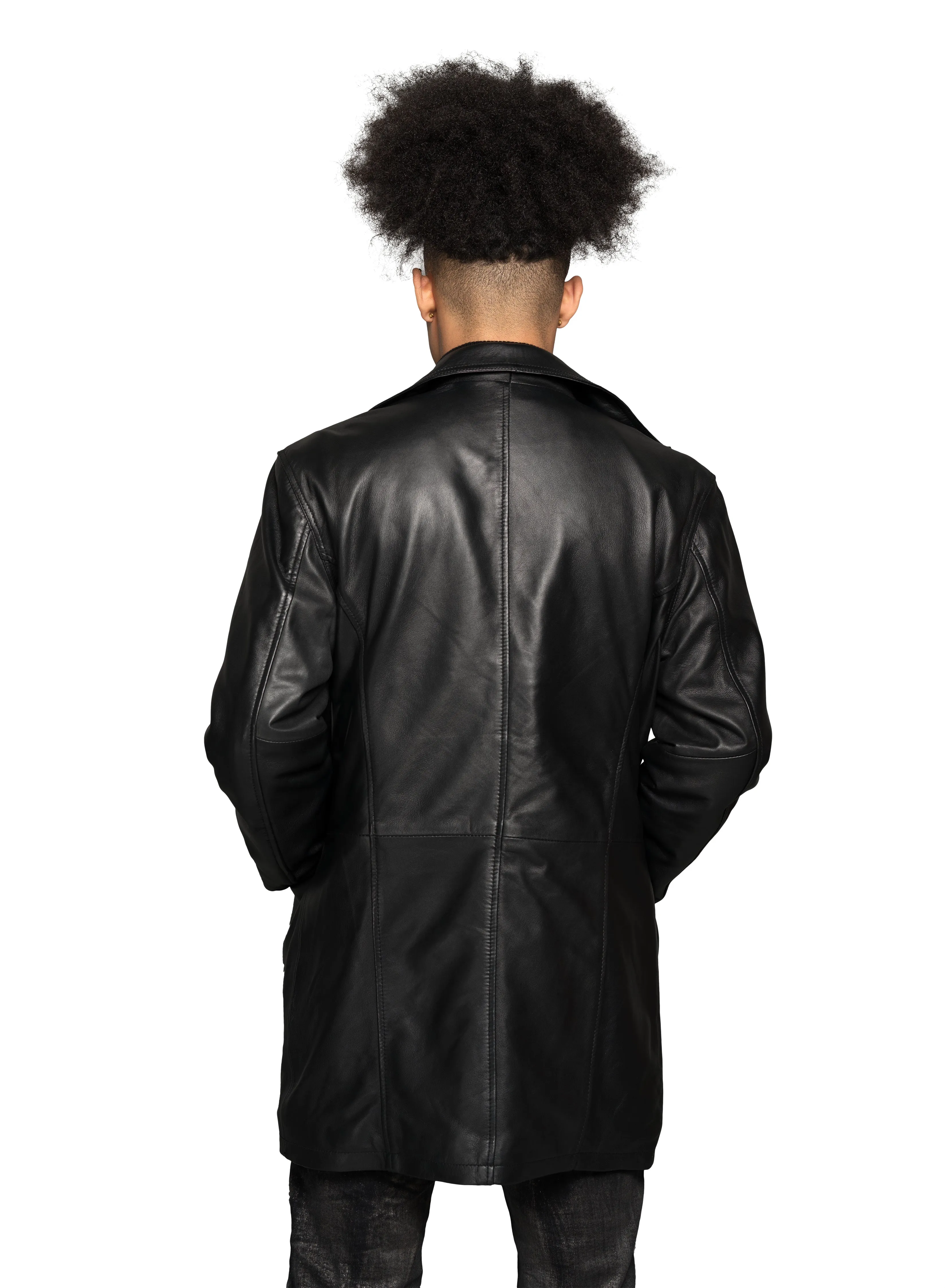 Gully Klassics Leather Pea Coat