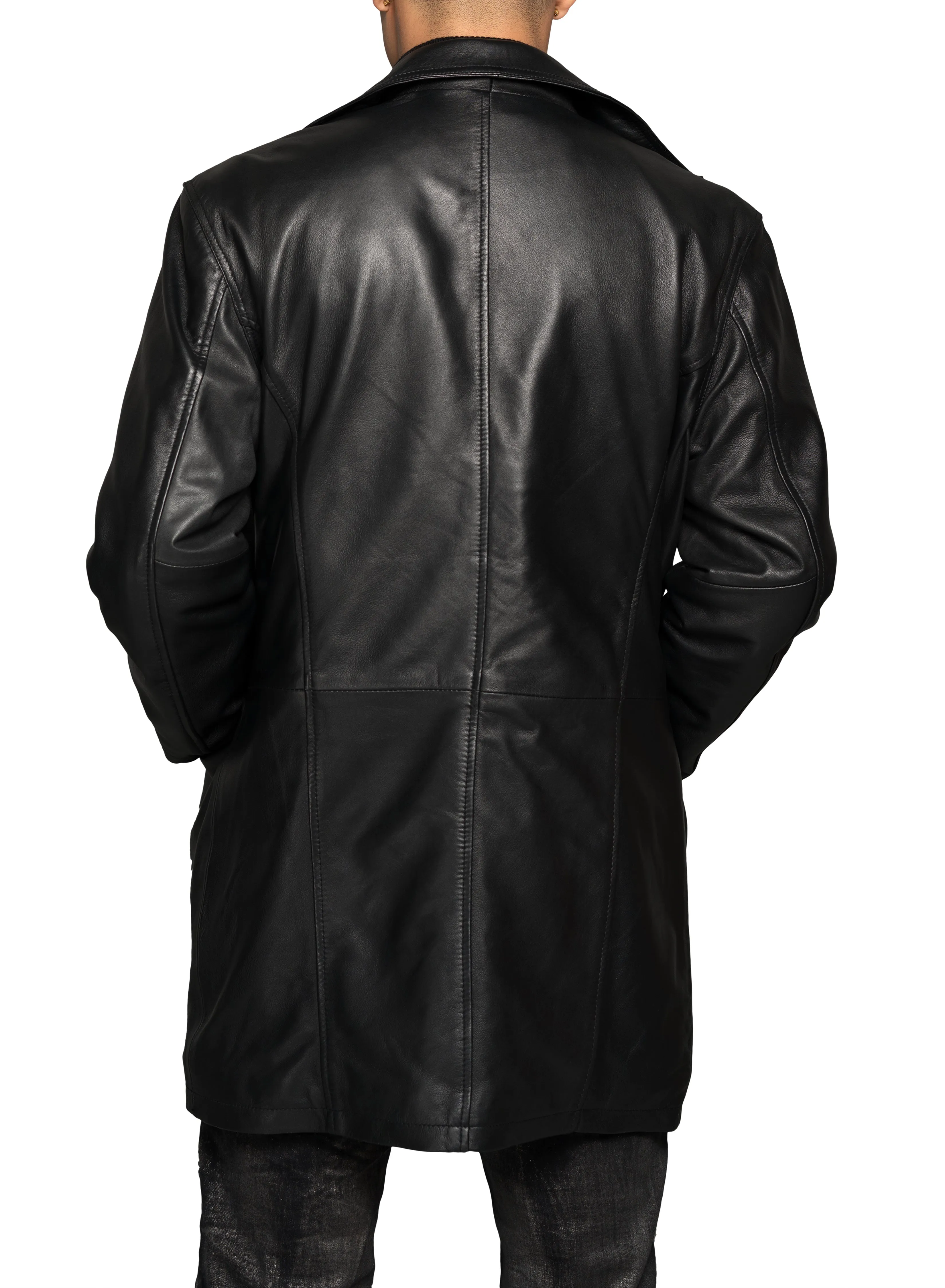 Gully Klassics Leather Pea Coat