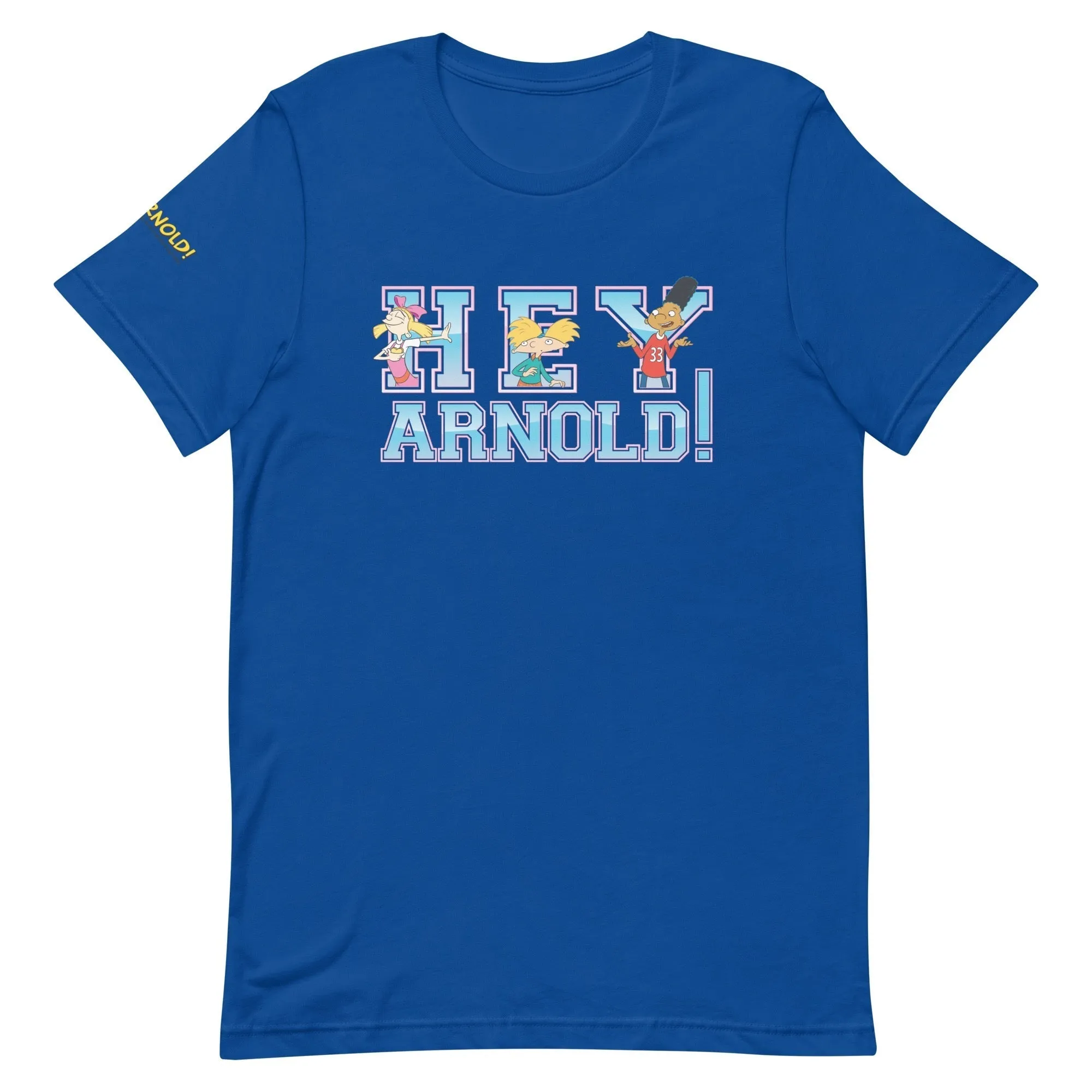 Hey Arnold! Varsity Adult Short Sleeve T-Shirt