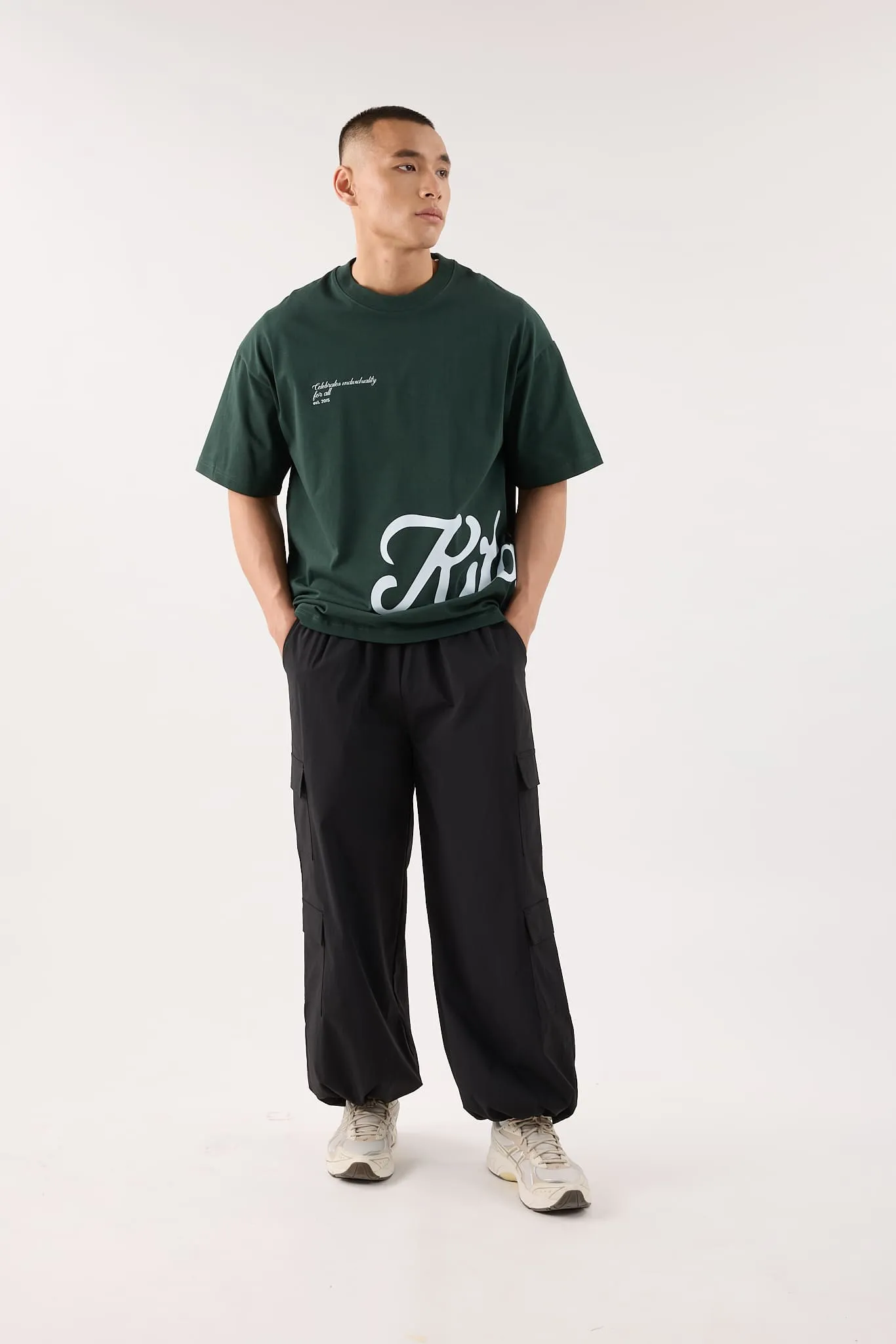 Jet Black Cargo Pants
