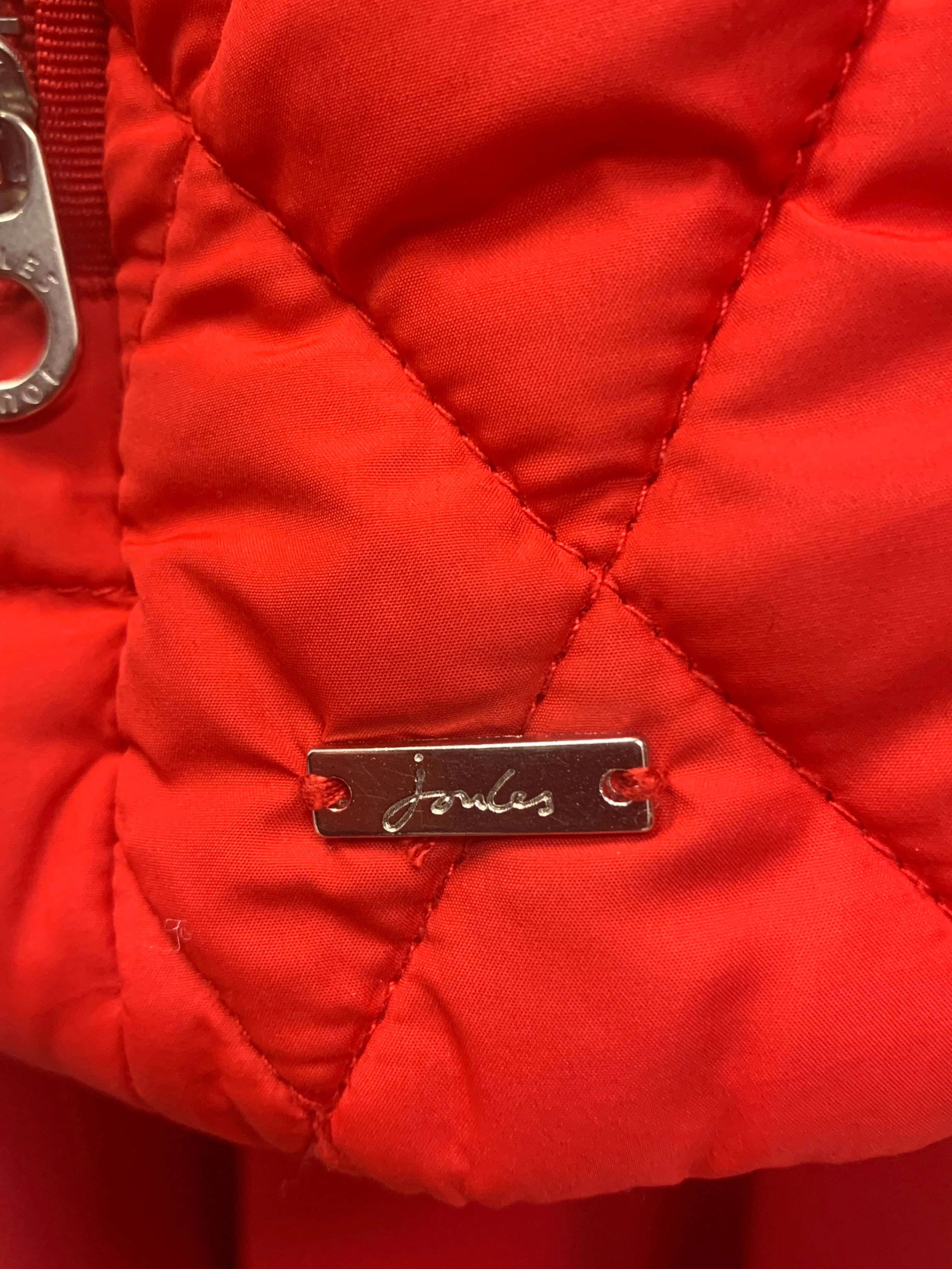 Joules Padded Red Jacket Size 10