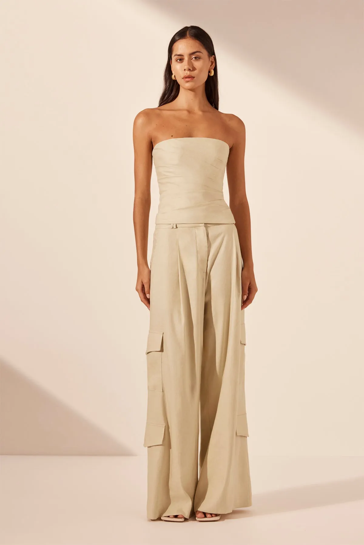 Kasbah Slouch Cargo Pant // Oyster