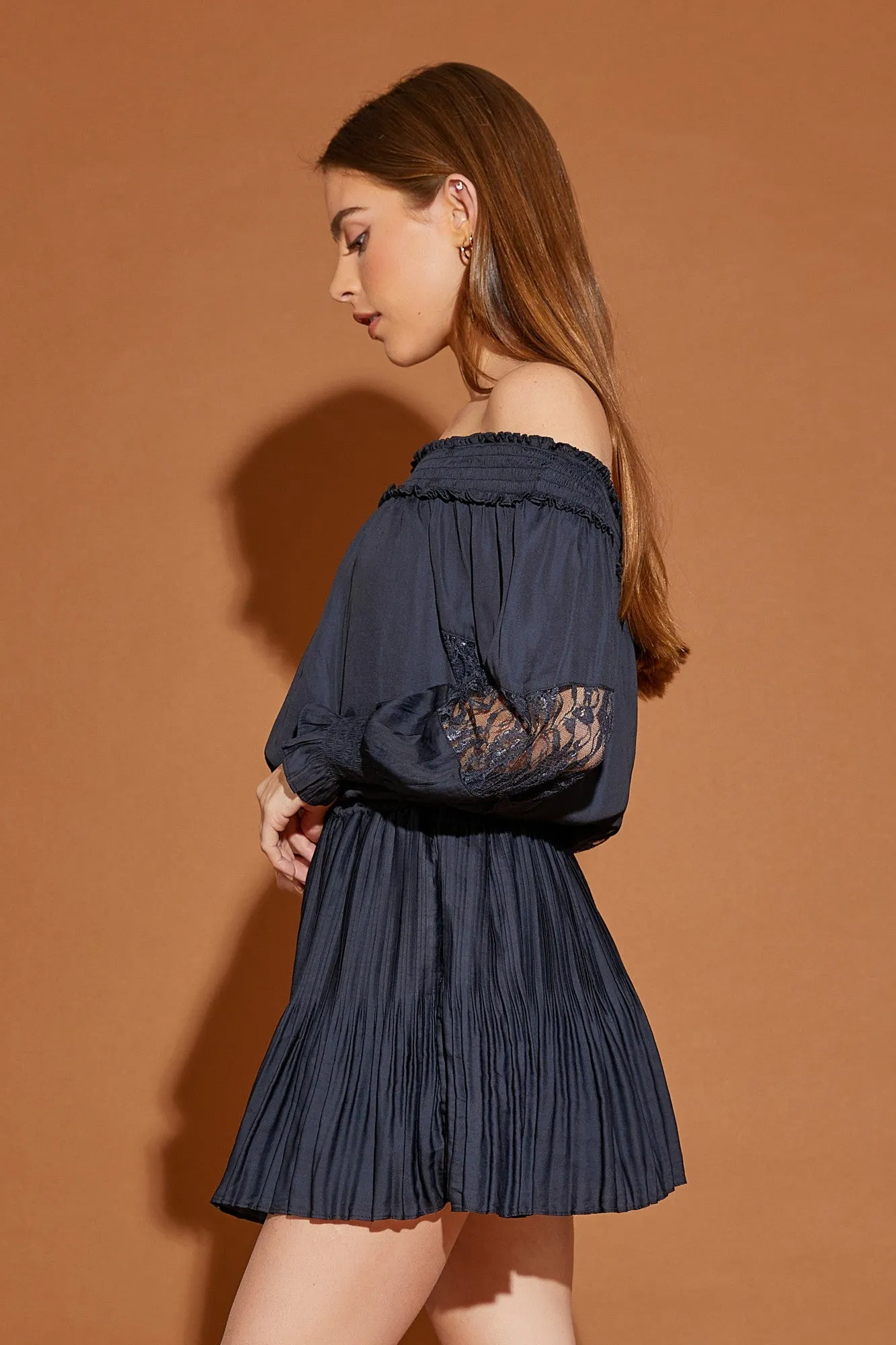 Lace Detail Dress/Romper