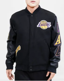 Los Angeles Lakers Black Varsity Jacket