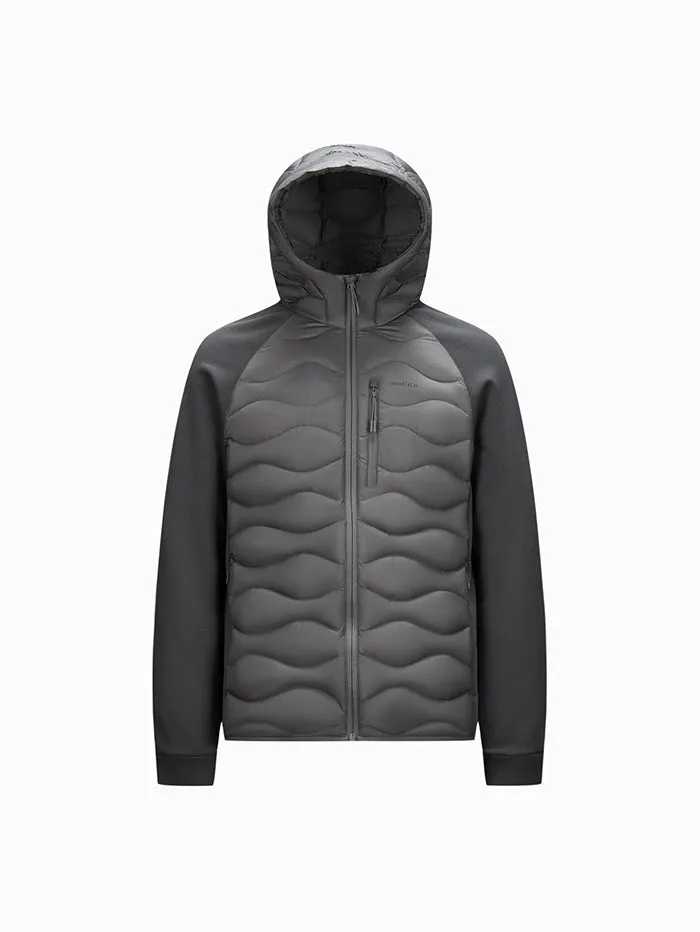 Men's Contrast Colored Puffer Jacket