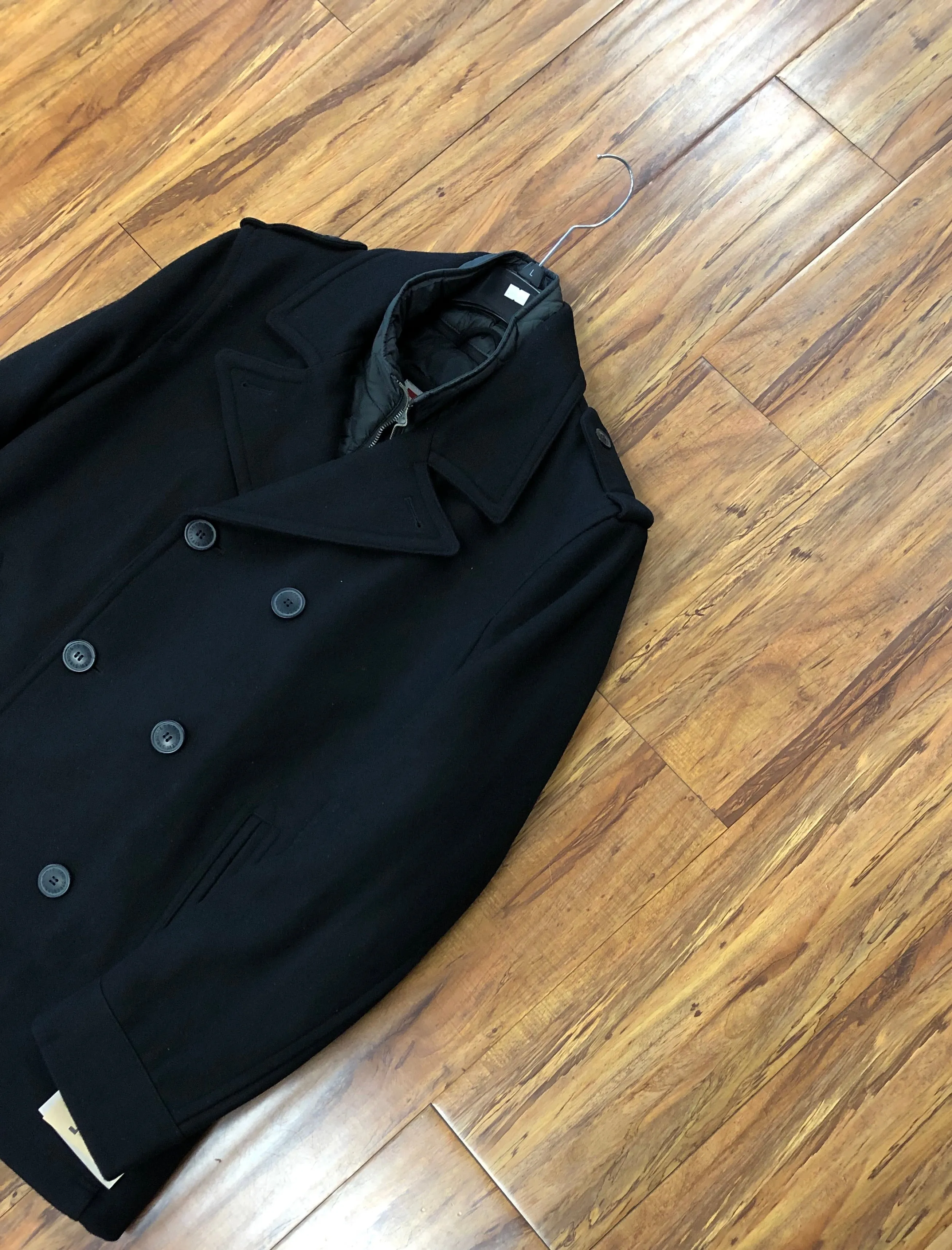 Men's Double-Breasted Pea Coat