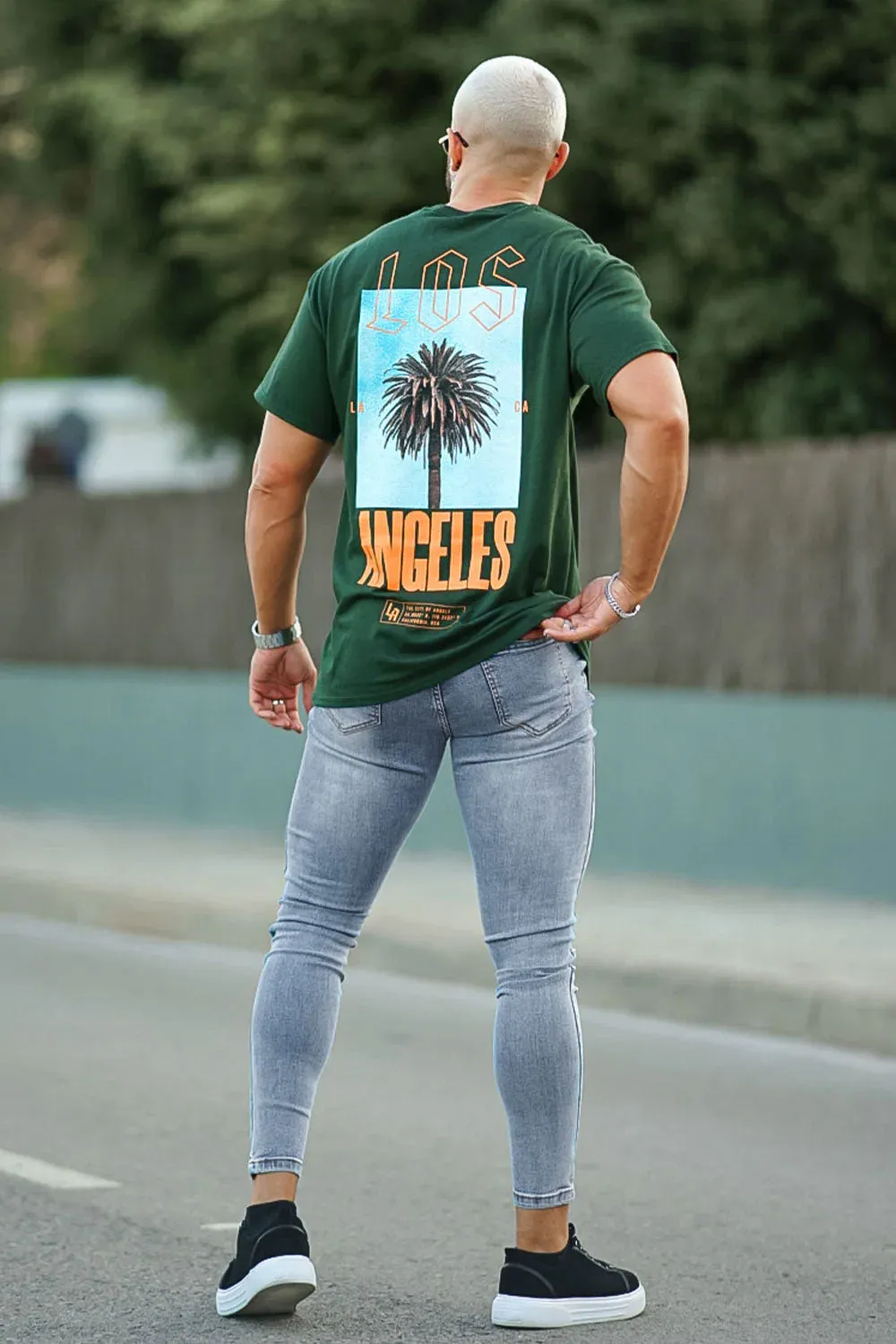 Men's Light Blue Skinny Jean - Ripped
