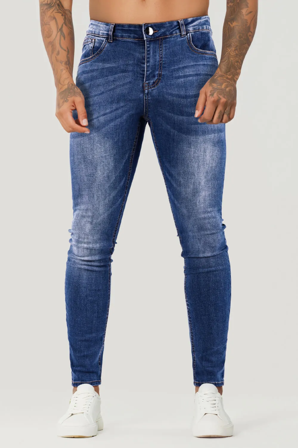 Men's Super Skinny Blue Jean