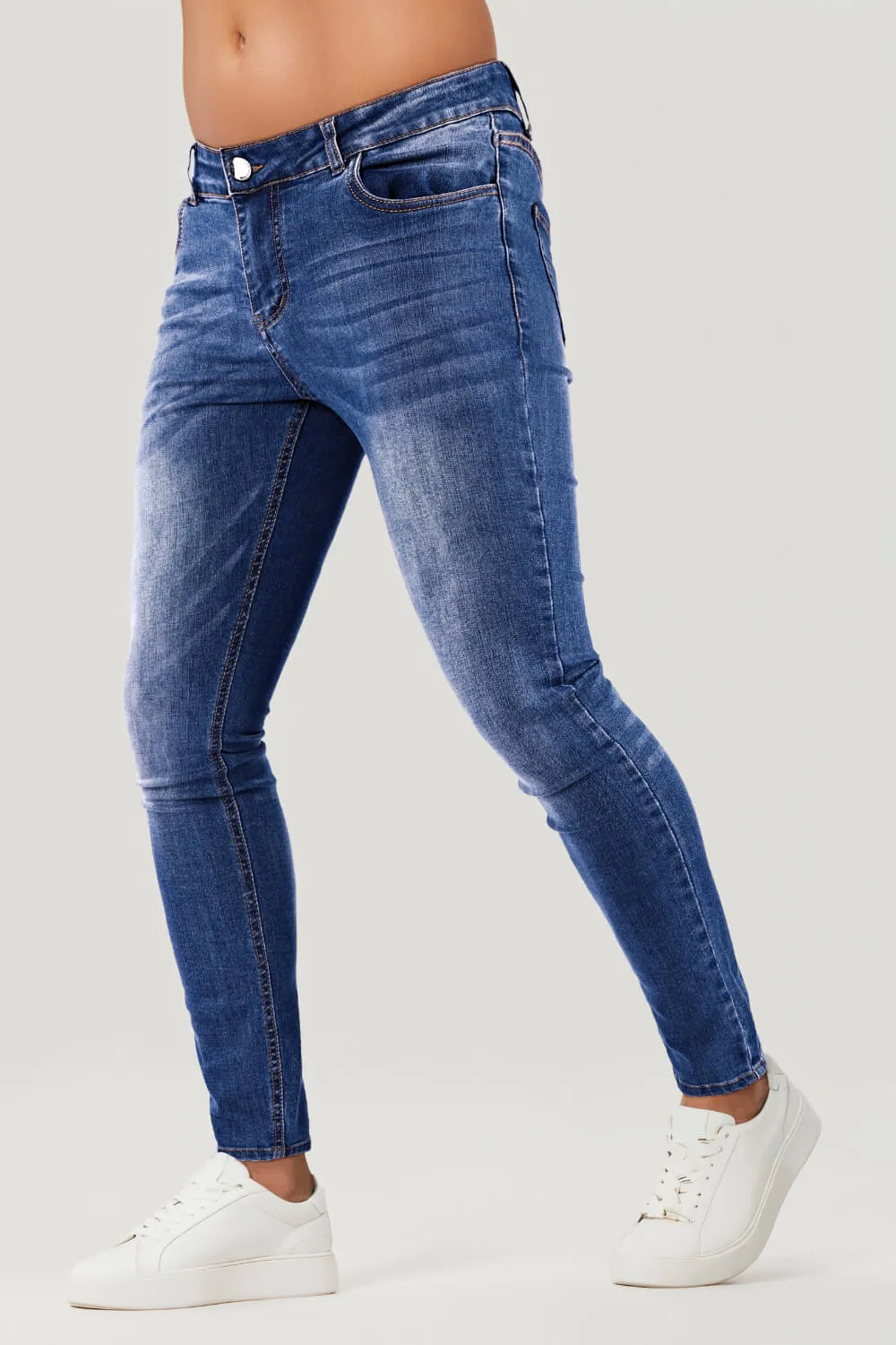 Men's Super Skinny Blue Jean