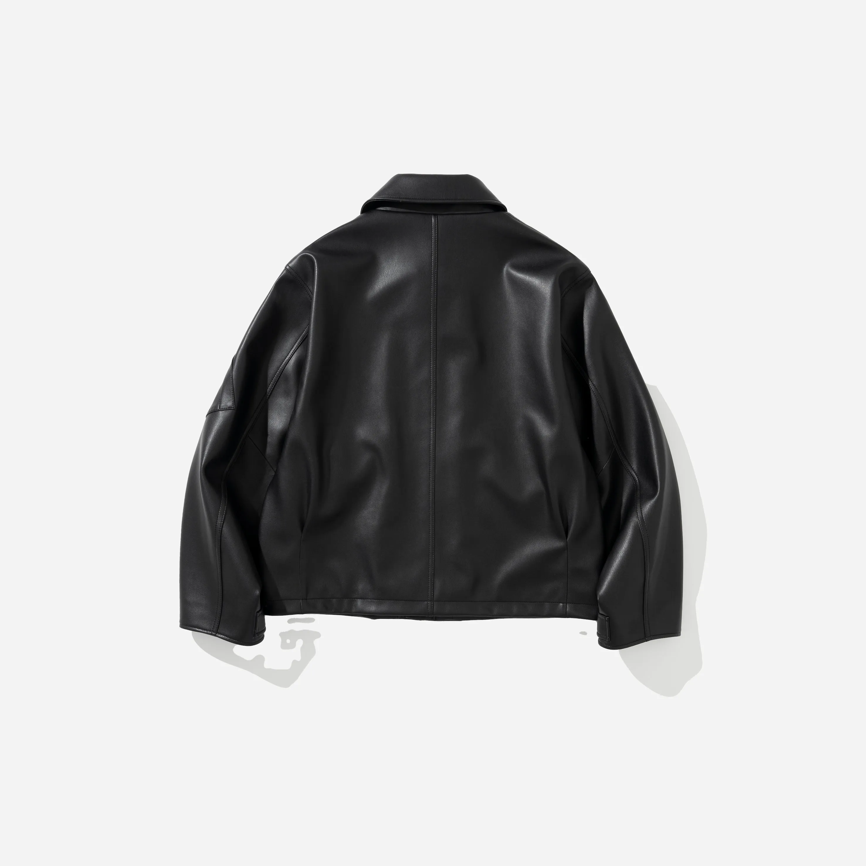 MK3 VEGAN LEATHER JACKET - BLACK