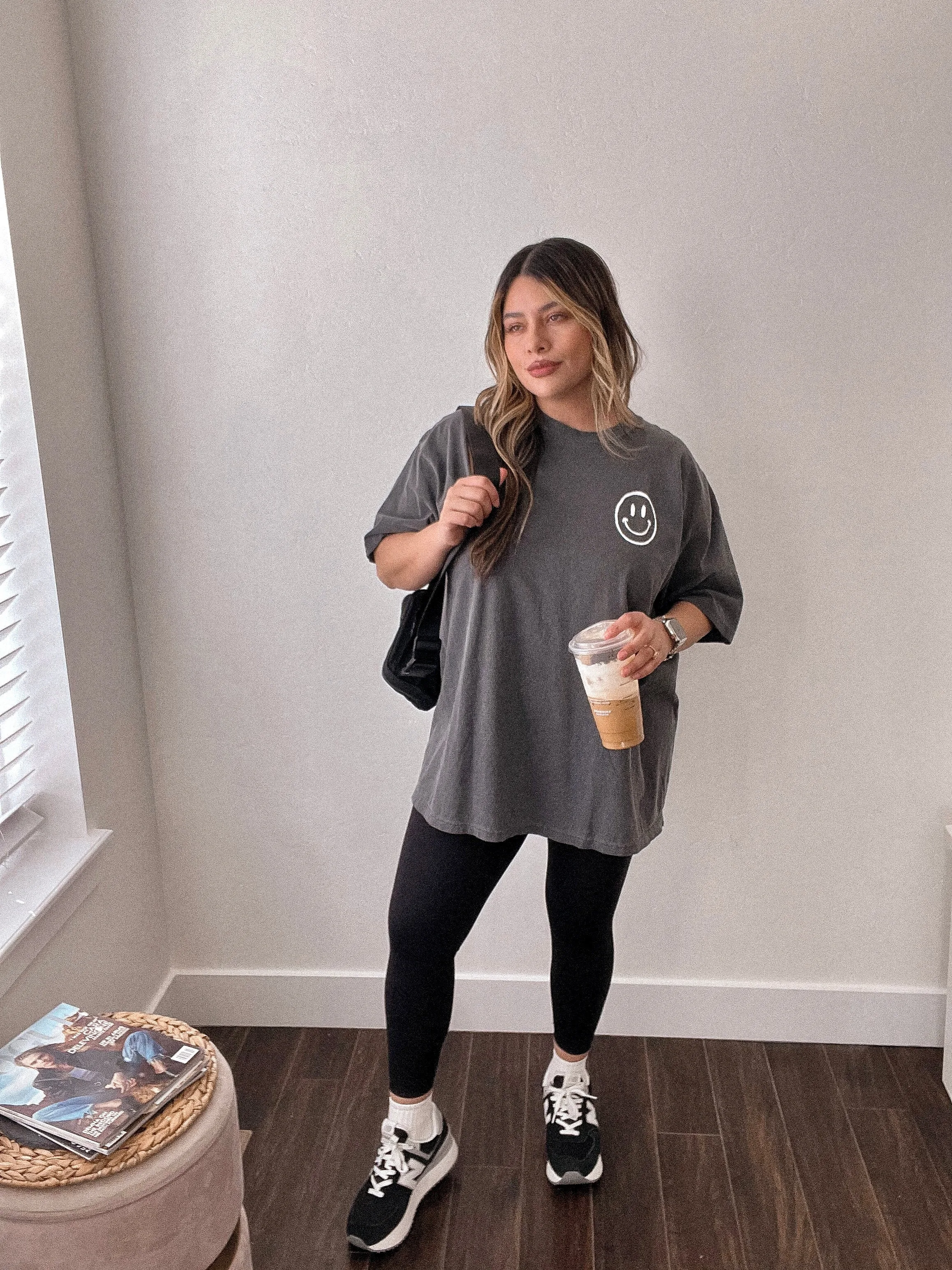 NOT IN THE MOOD oversized graphic tee