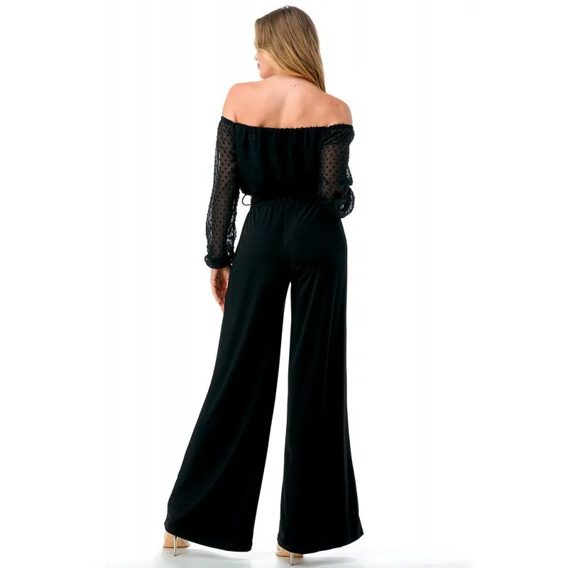 Off Shoulder Jumpsuit