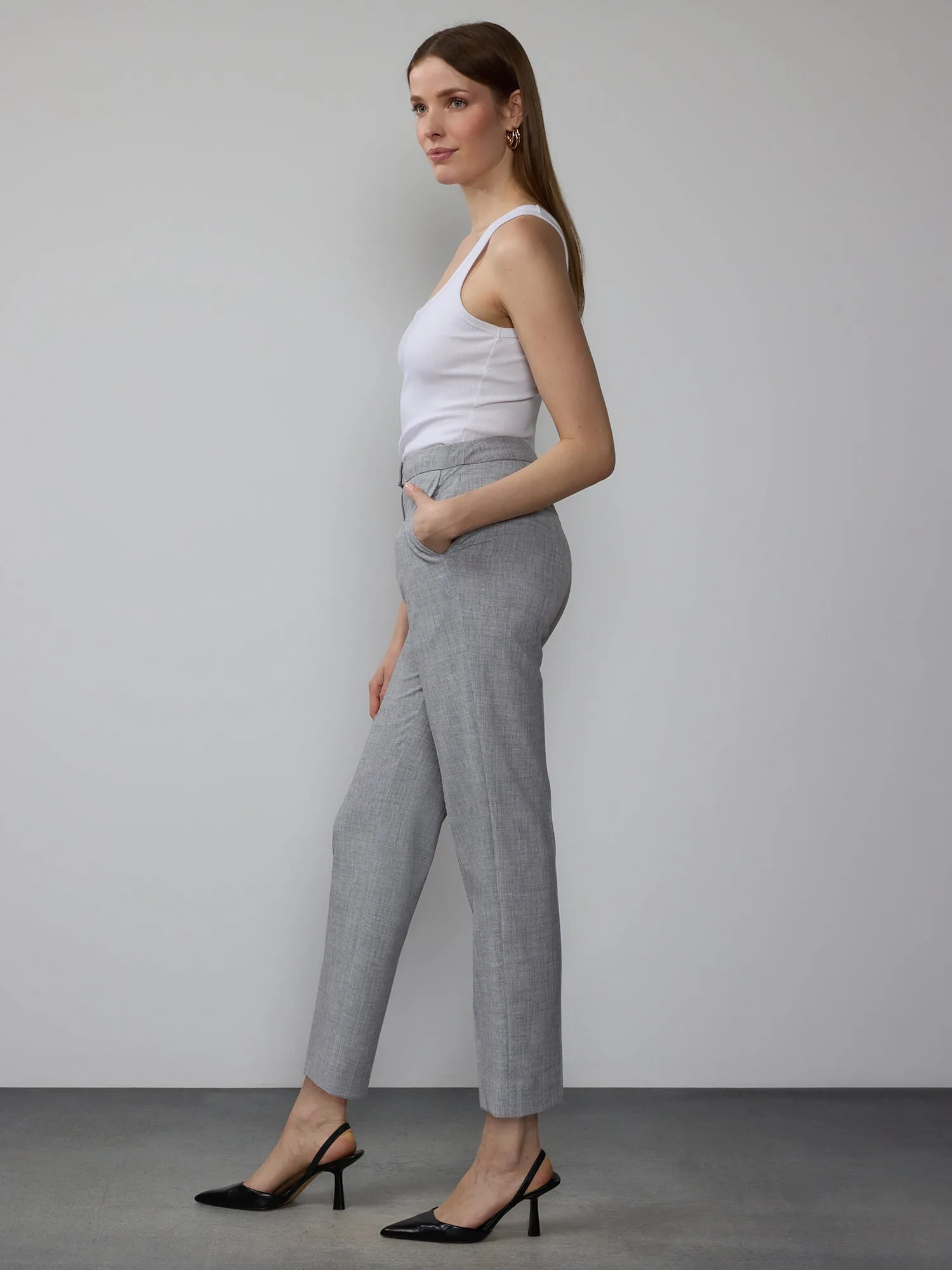 Orchid Straight Ankle Pant