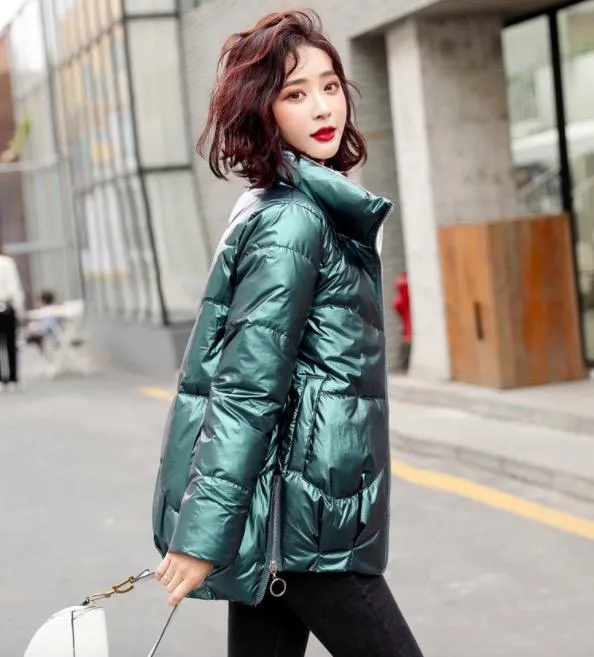 Padded PU Shearling Jacket