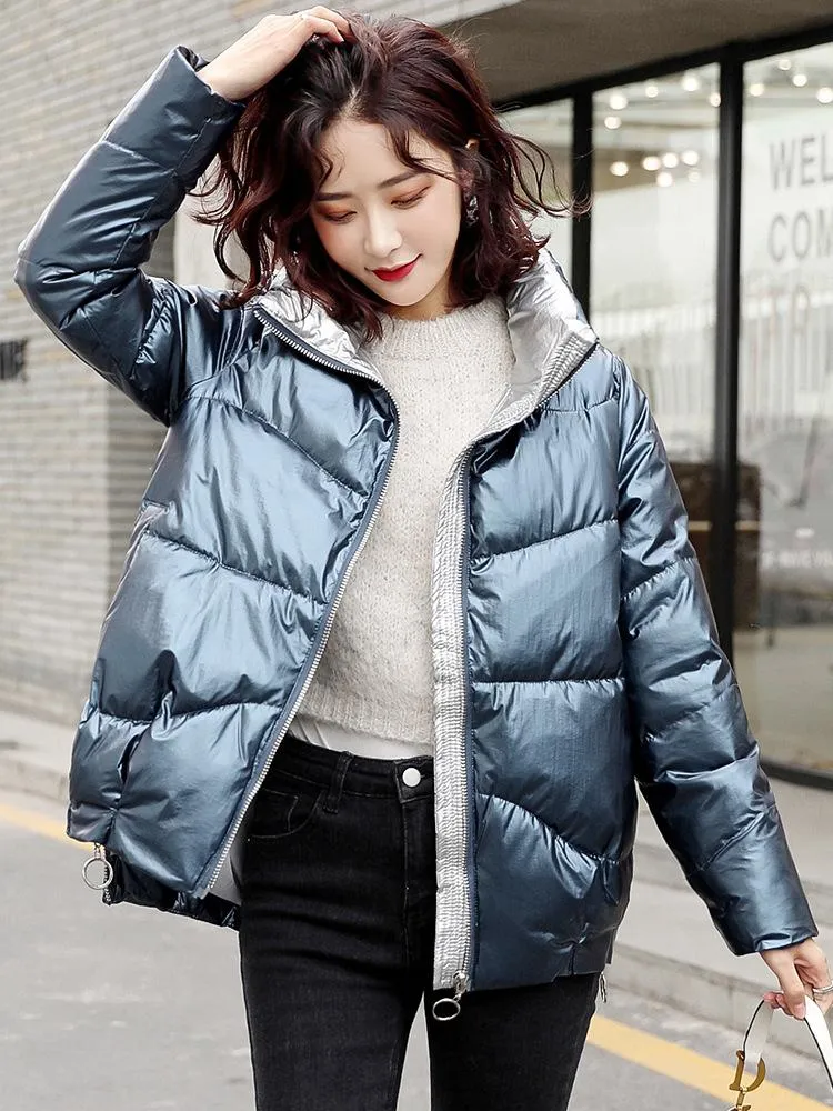 Padded PU Shearling Jacket