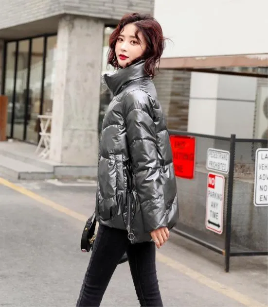 Padded PU Shearling Jacket