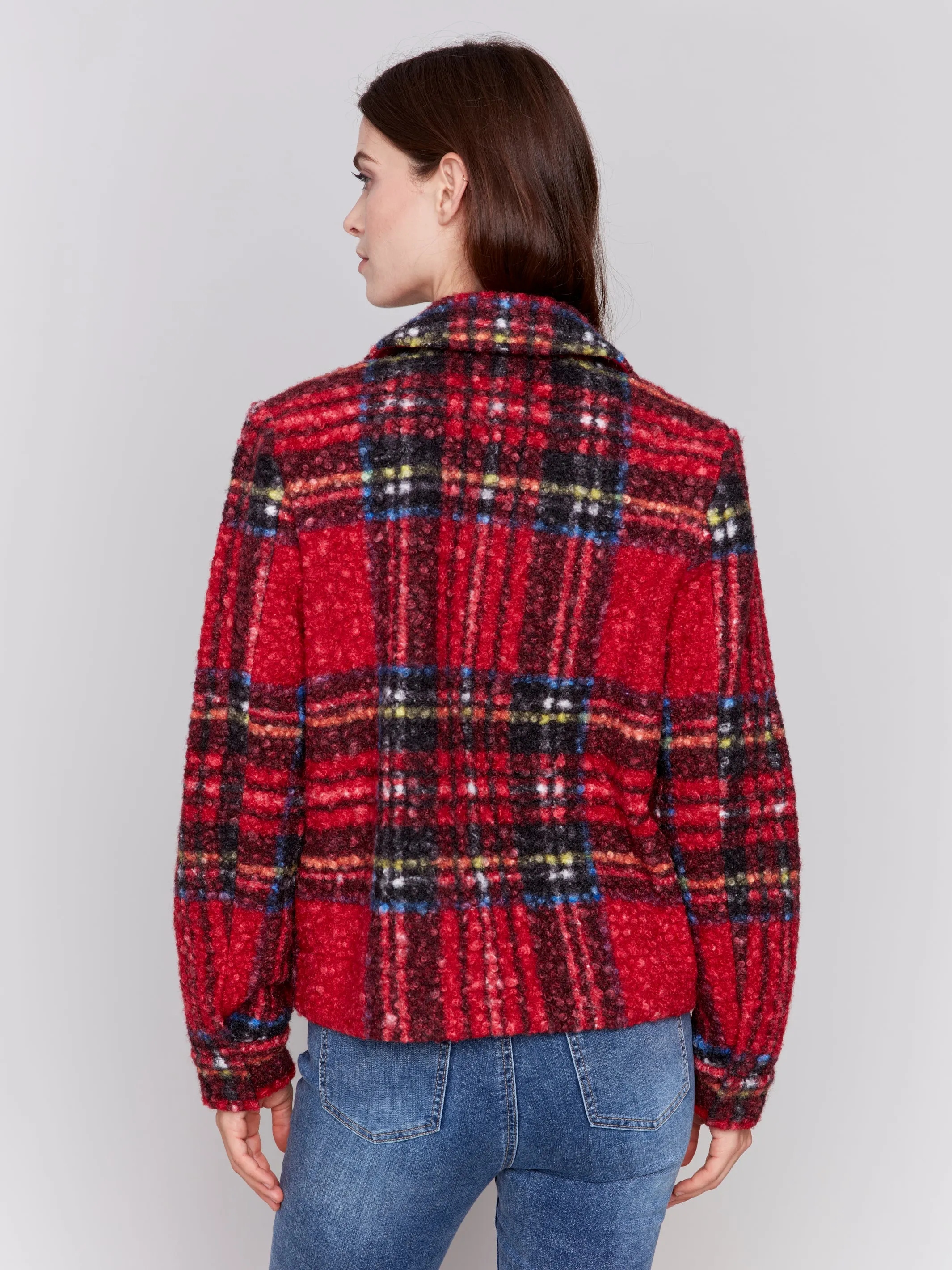 Plaid Pea Coat