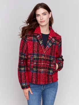 Plaid Pea Coat