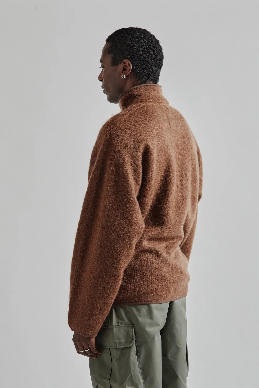 Pullover Mohair Sweater - Brown