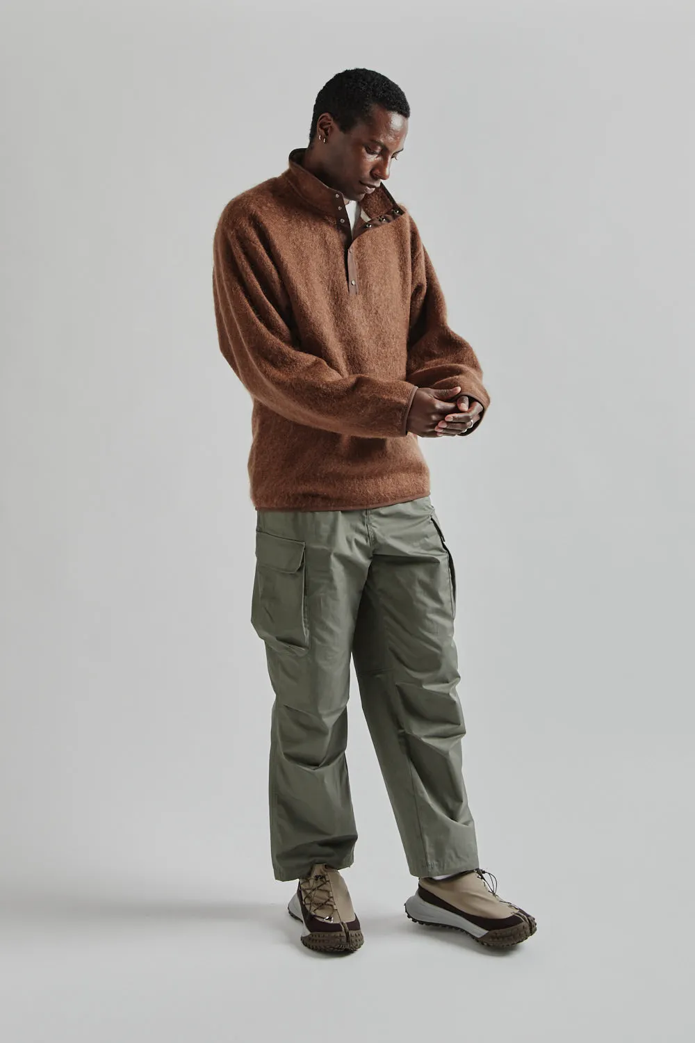 Pullover Mohair Sweater - Brown