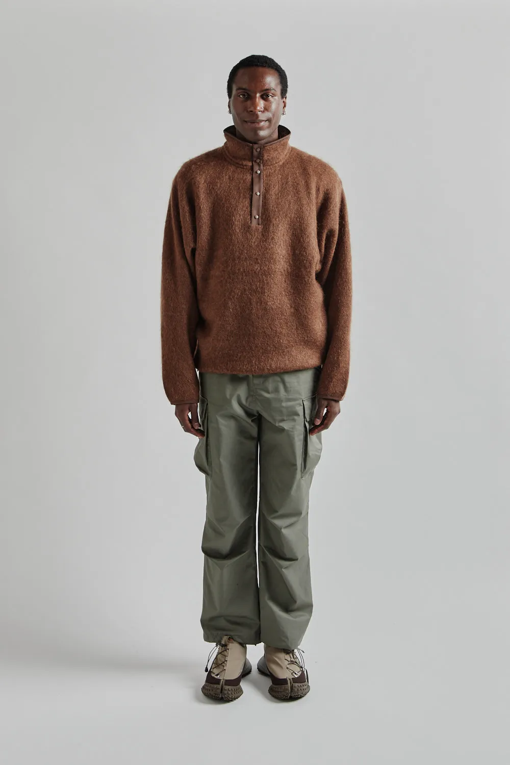 Pullover Mohair Sweater - Brown