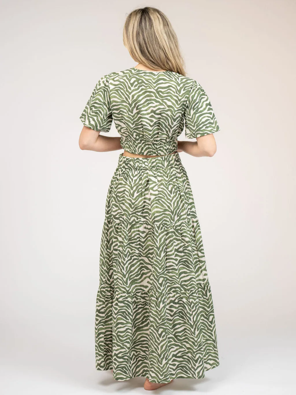 The Abby Skirt | Green Zebra