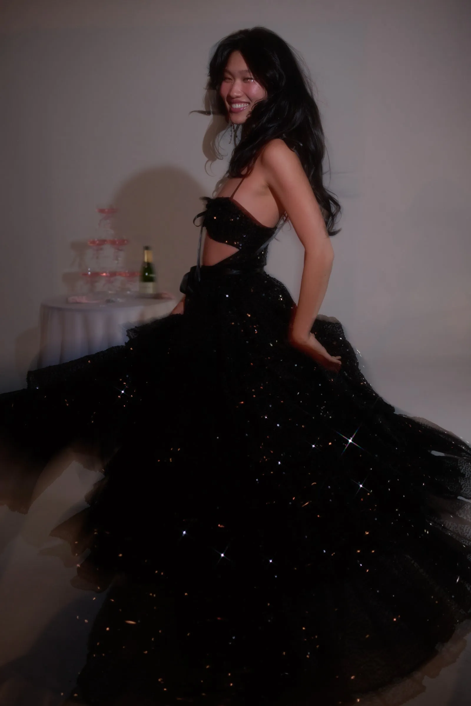The Onyx Champagne Set