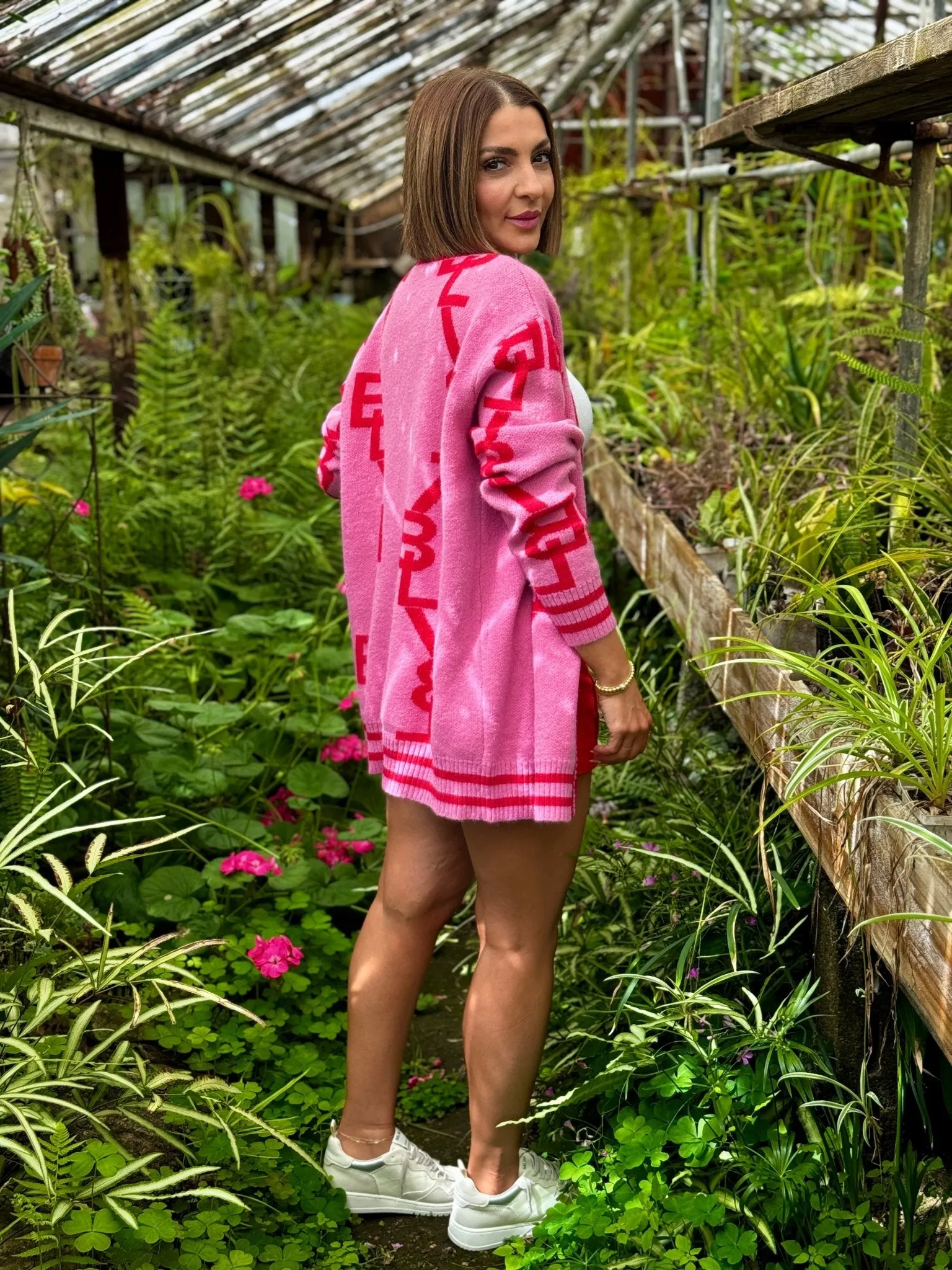 Varsity Cardigan Dress (Lovey Dovey) by Buddy Love