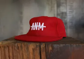 Vintage Unstructured Hainsworth Wool Cap- ANM/Red