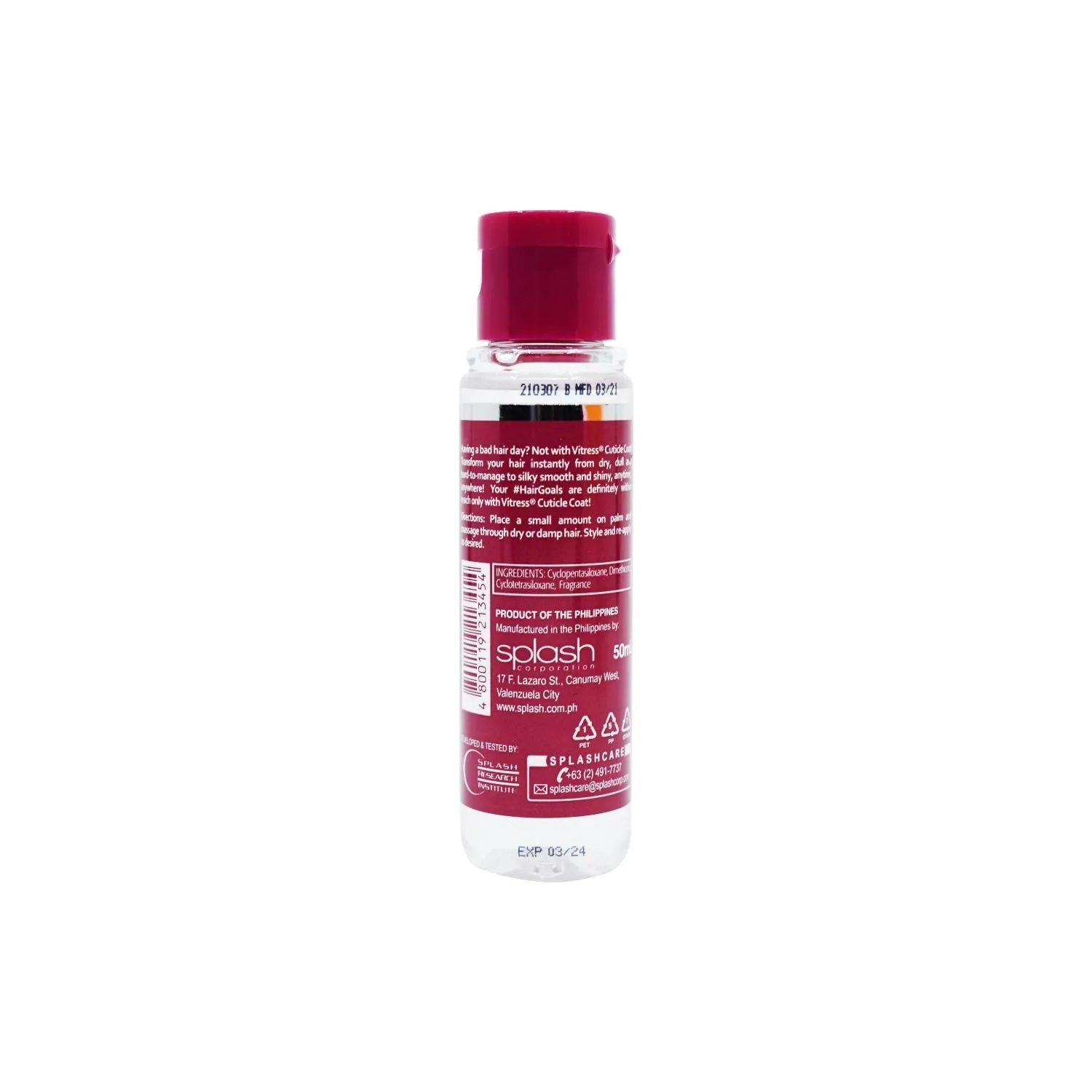 Vitress Hair Cuticle Coat  Classic 50ml