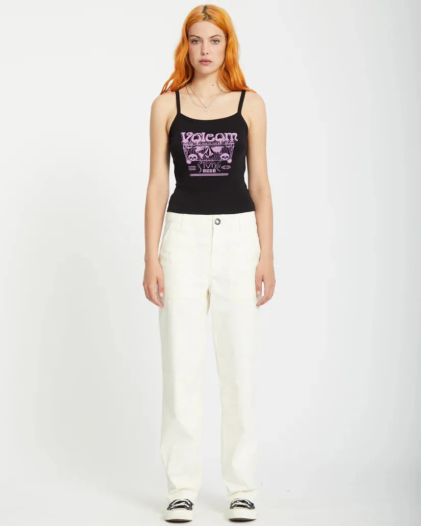 Volcom Women's Stone Kraft Pants Star White B1112401_SWH