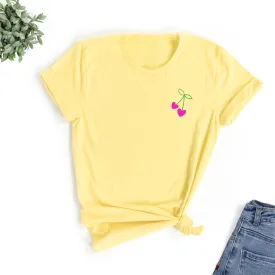 Yellow Cherries T-Shirt - Oversized Fit